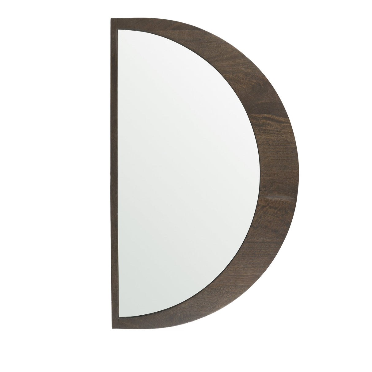 Celeste Dark Brown Wood Small Mirror by Mercana at Eve Furniture