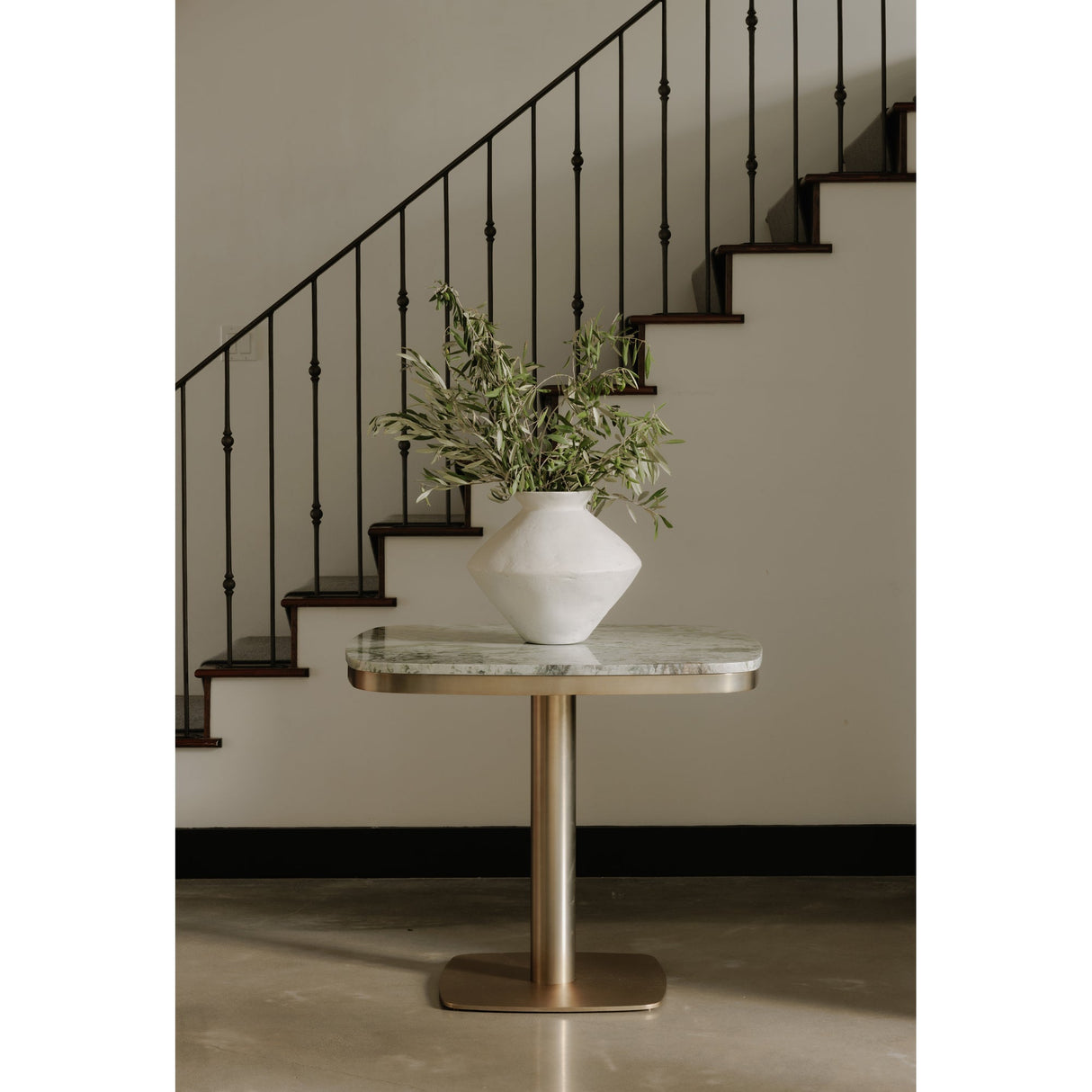 Celeste Green Onyx Marble Cafe Table by Moe's Home at Eve Furniture
