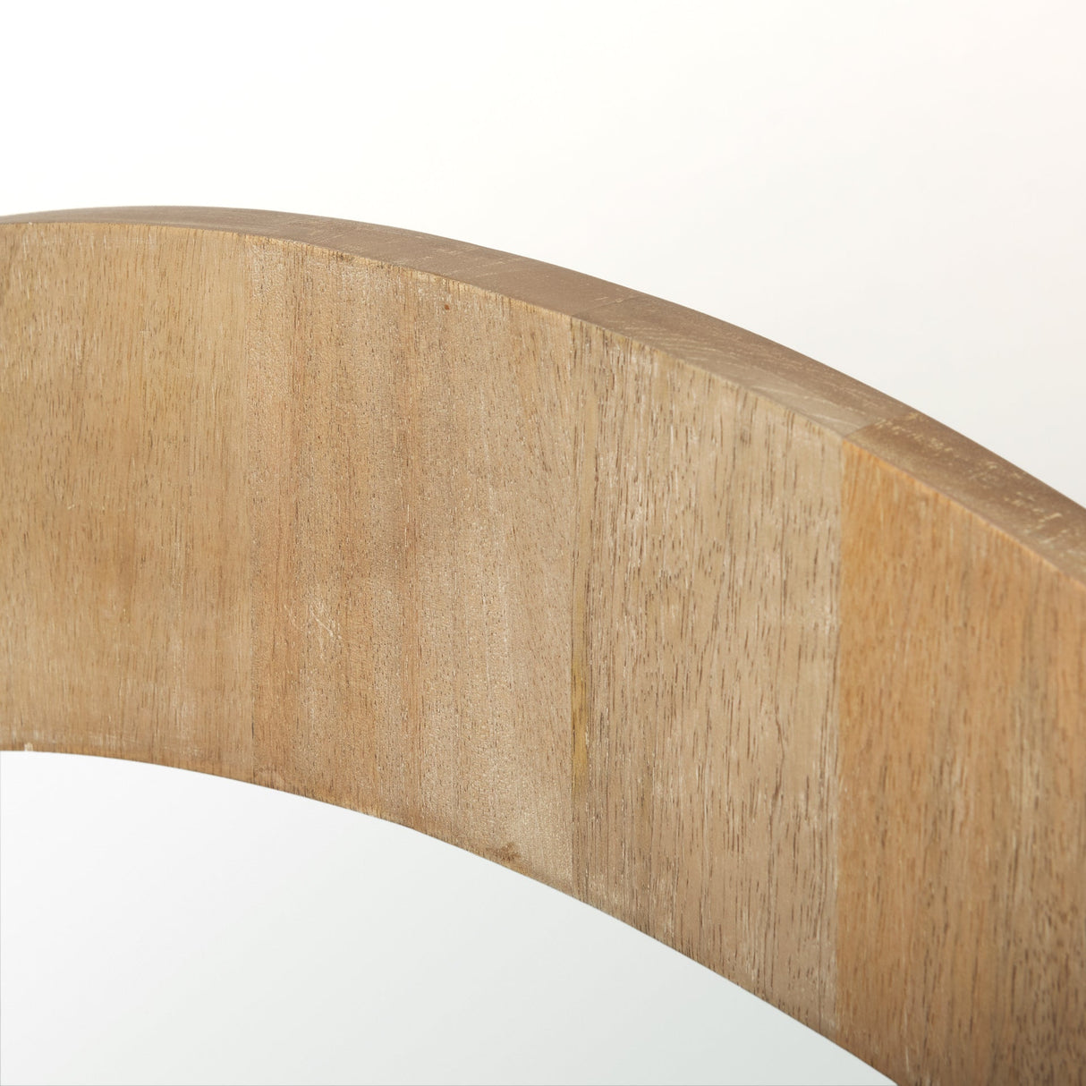 Celeste Light Brown Wood Small Mirror by Mercana at Eve Furniture