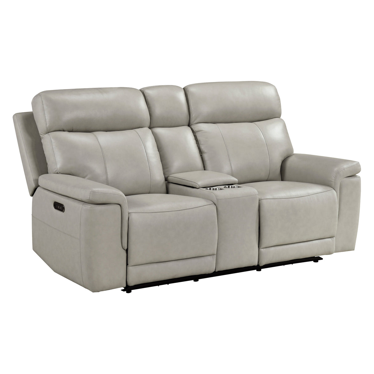 Celestia Light Gray Power Reclining Living Room Set