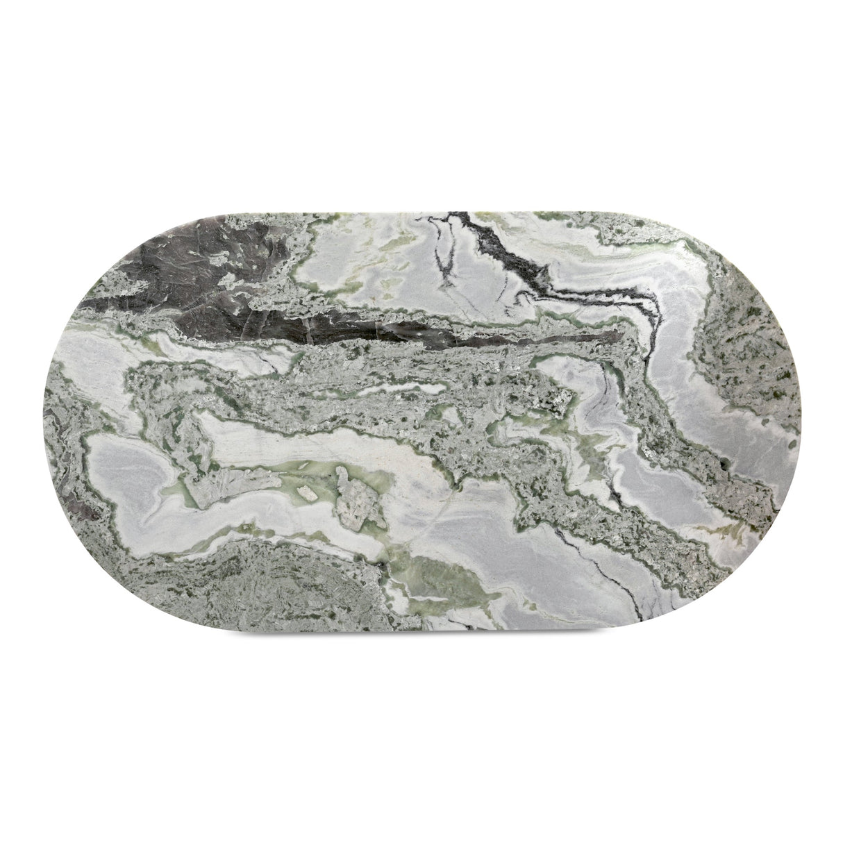 Celia Green Onyx Marble Oval Dining Table by Moe's Home at Eve Furniture