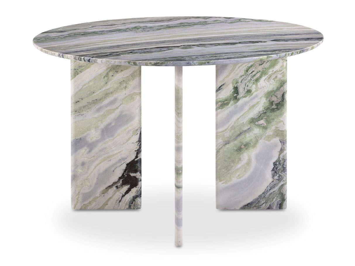 Celia Green Onyx Marble Round Dining Table by MOES at Eve Furniture