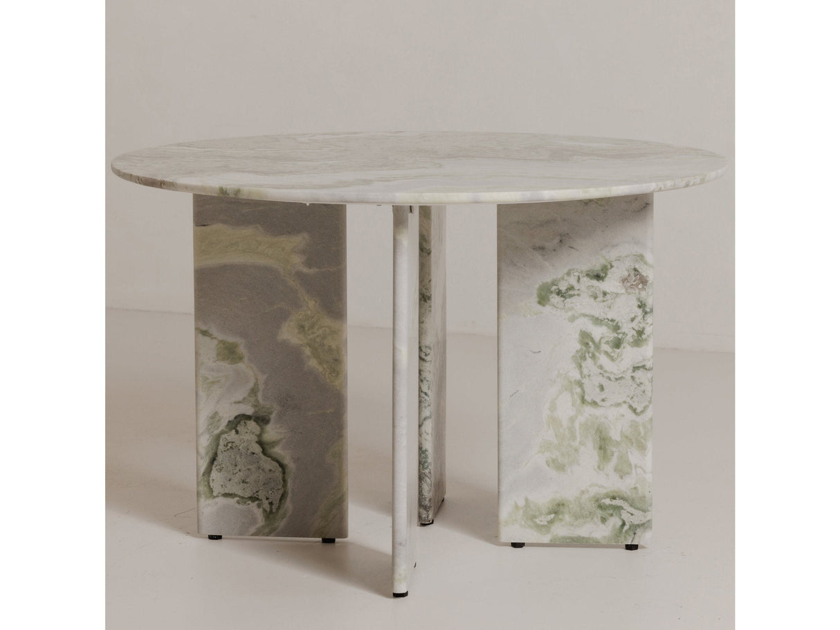 Celia Green Onyx Marble Round Dining Table by MOES at Eve Furniture