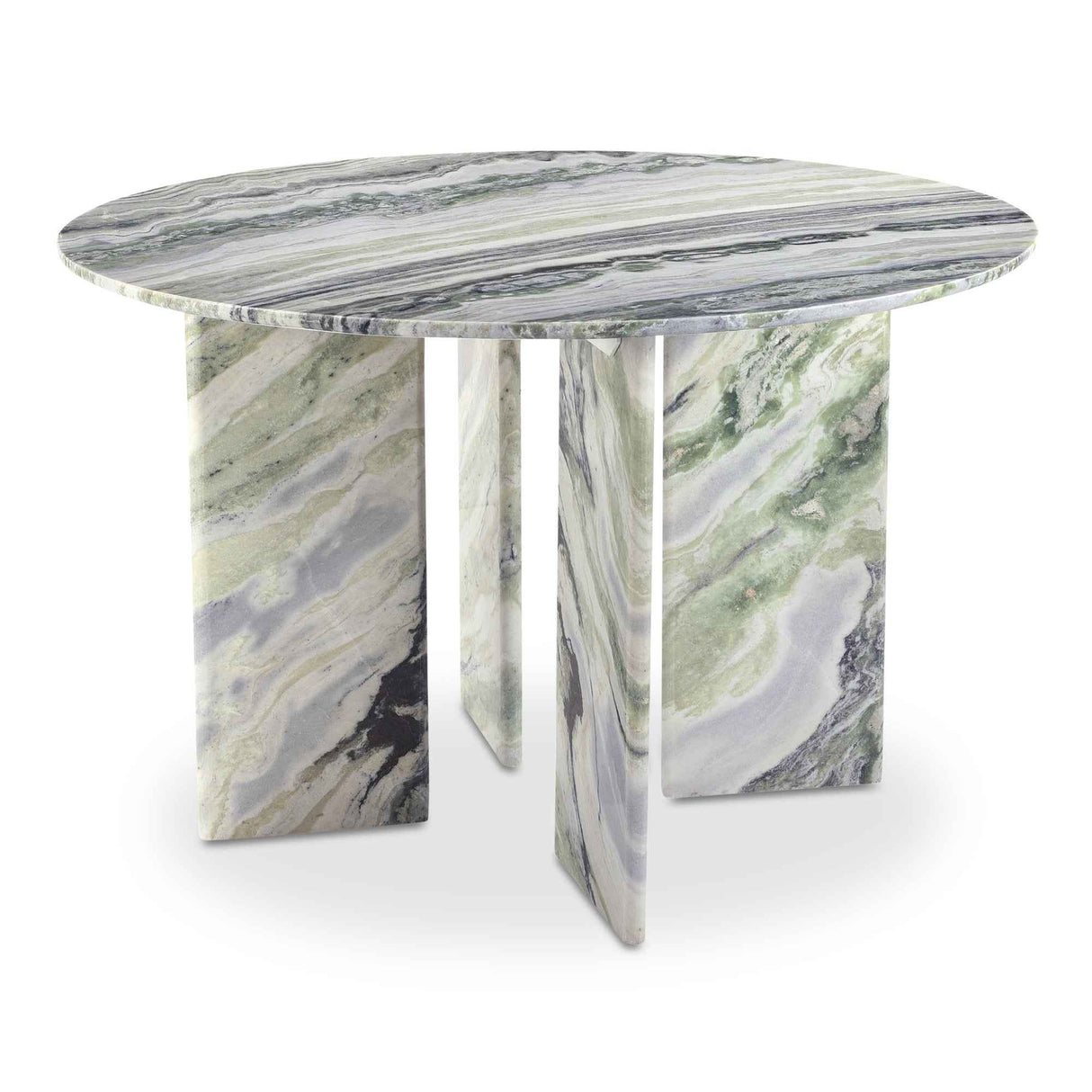 Celia Green Onyx Marble Round Dining Table by Moe's Home at Eve Furniture