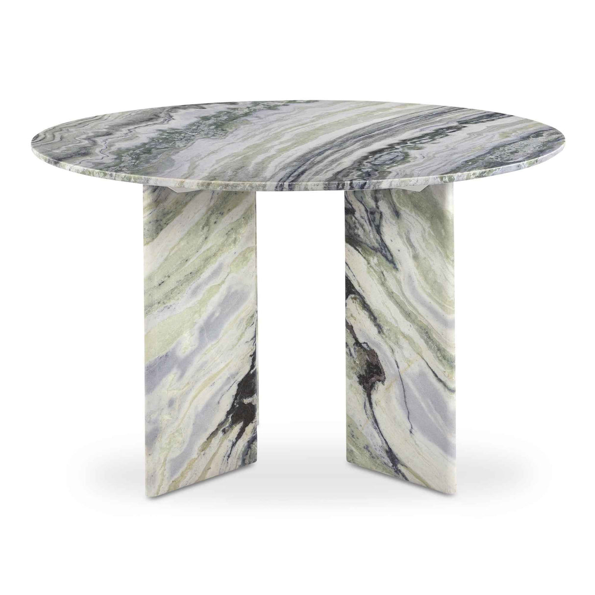 Celia Green Onyx Marble Round Dining Table by Moe's Home at Eve Furniture