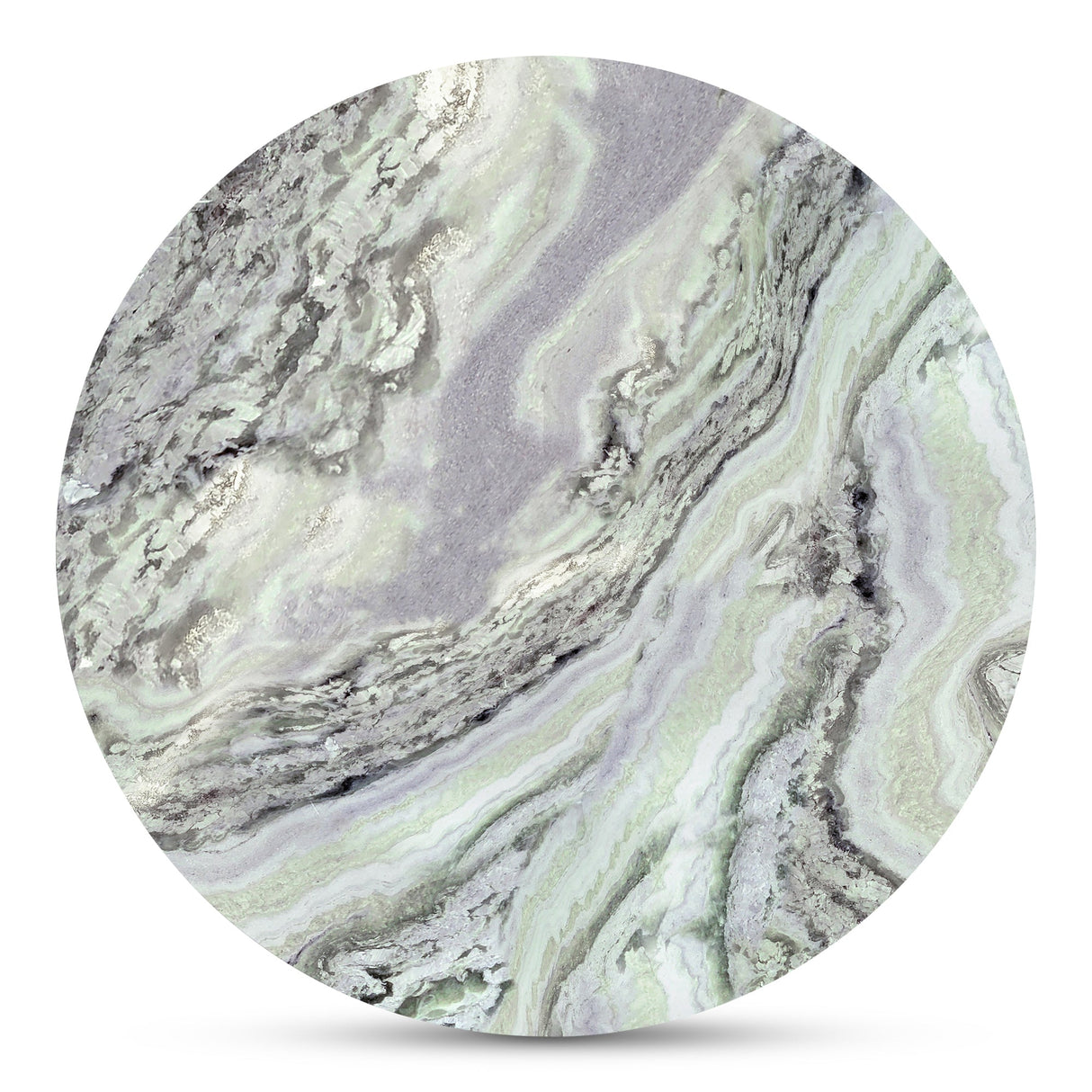 Celia Green Onyx Marble Round Dining Table by Moe's Home at Eve Furniture