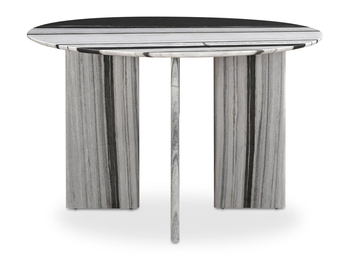 Celia Multicolor Marble Round Dining Table by MOES at Eve Furniture