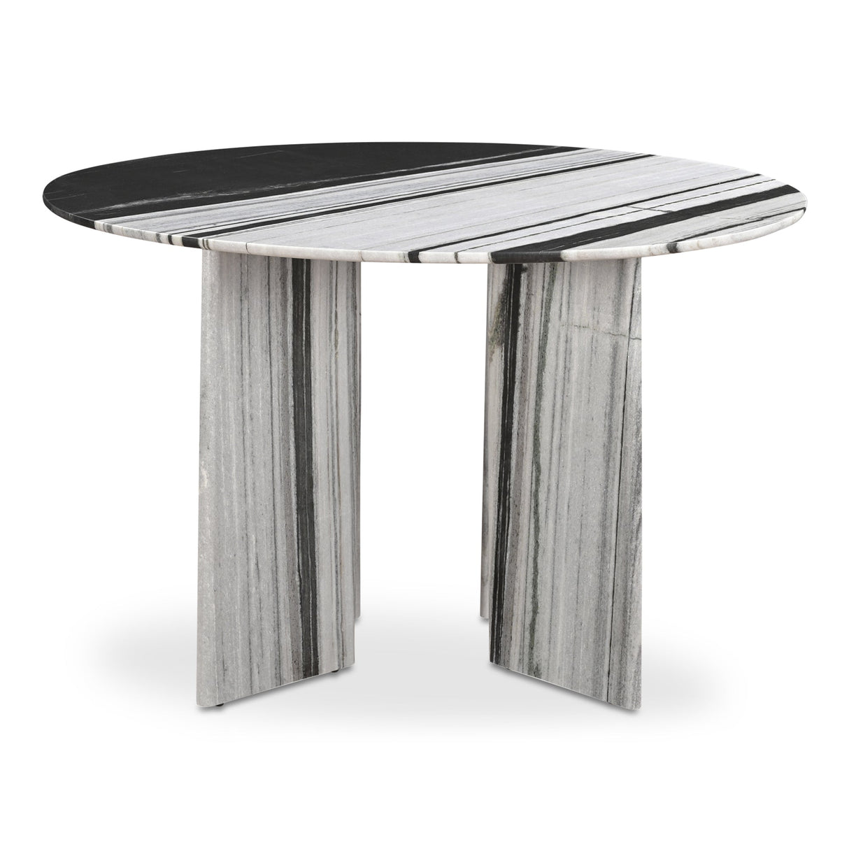 Celia Multicolor Marble Round Dining Table by MOES at Eve Furniture