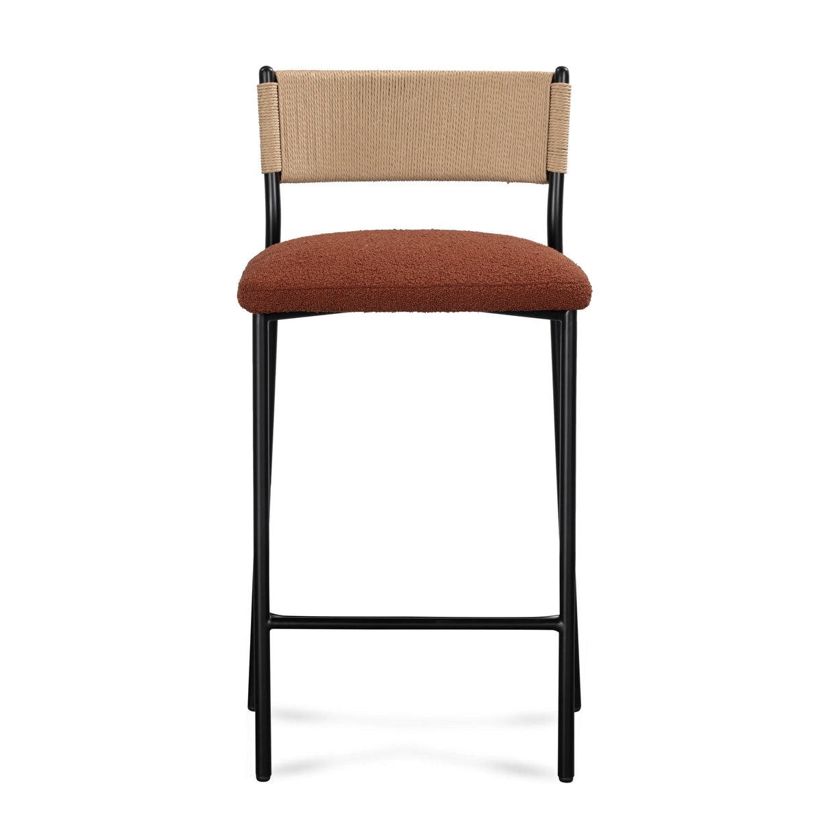 Celine Performance Boucle Stool by TOV Furniture at Eve Furniture