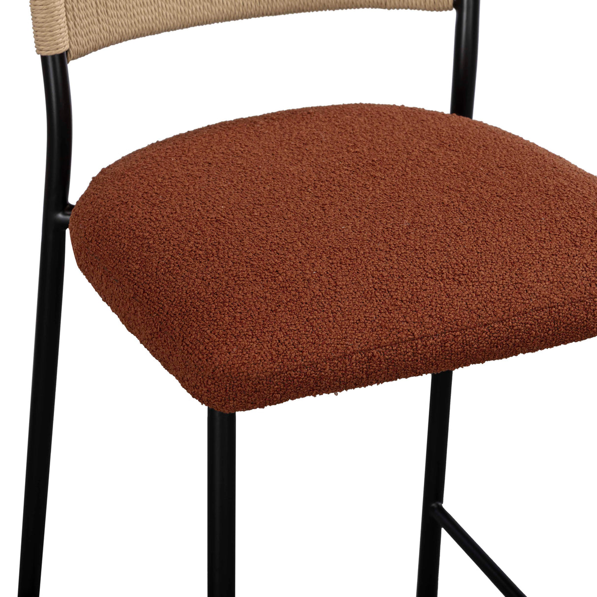 Celine Performance Boucle Stool by TOV Furniture at Eve Furniture