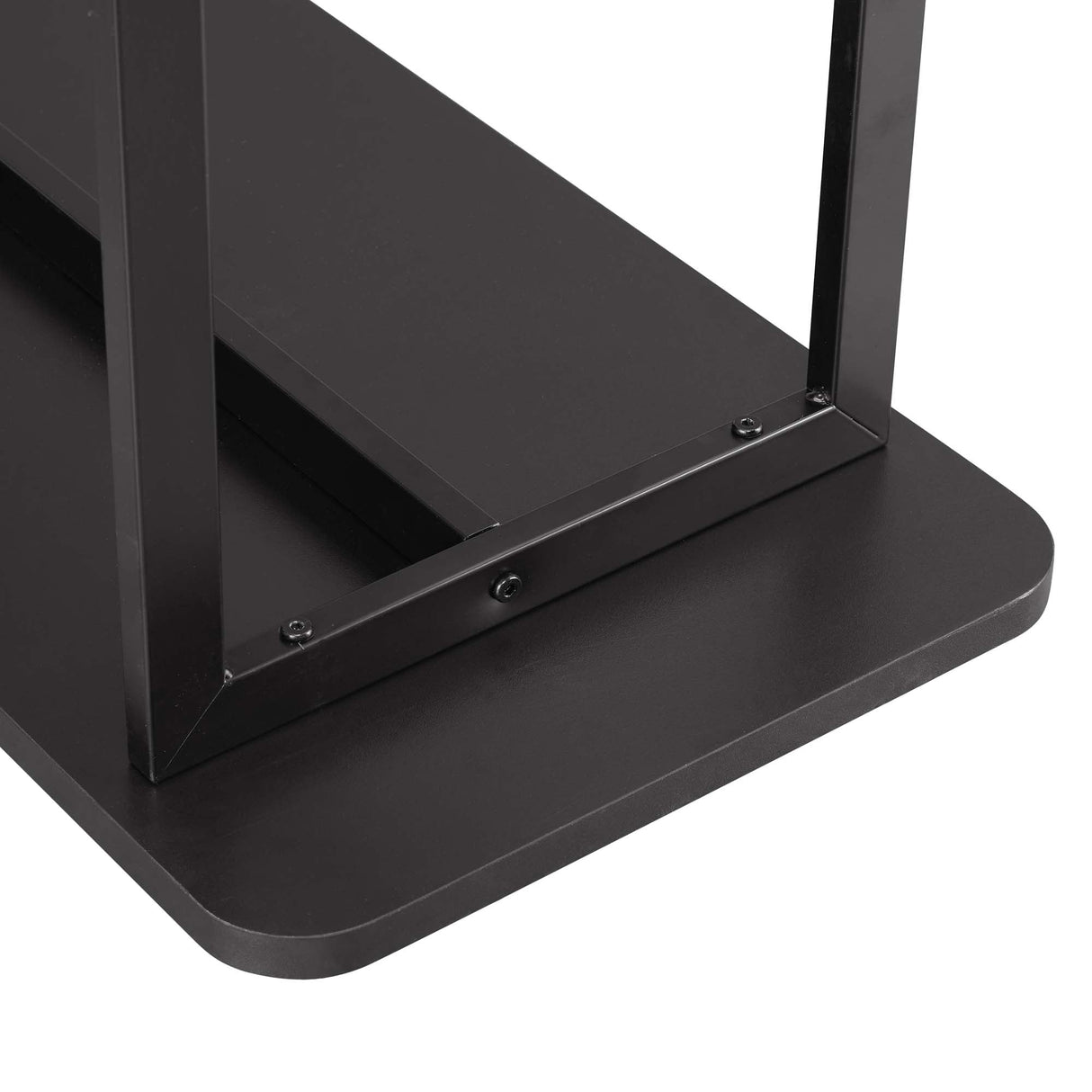Celine Side Table Console in Black by Manhattan Comfort at Eve Furniture