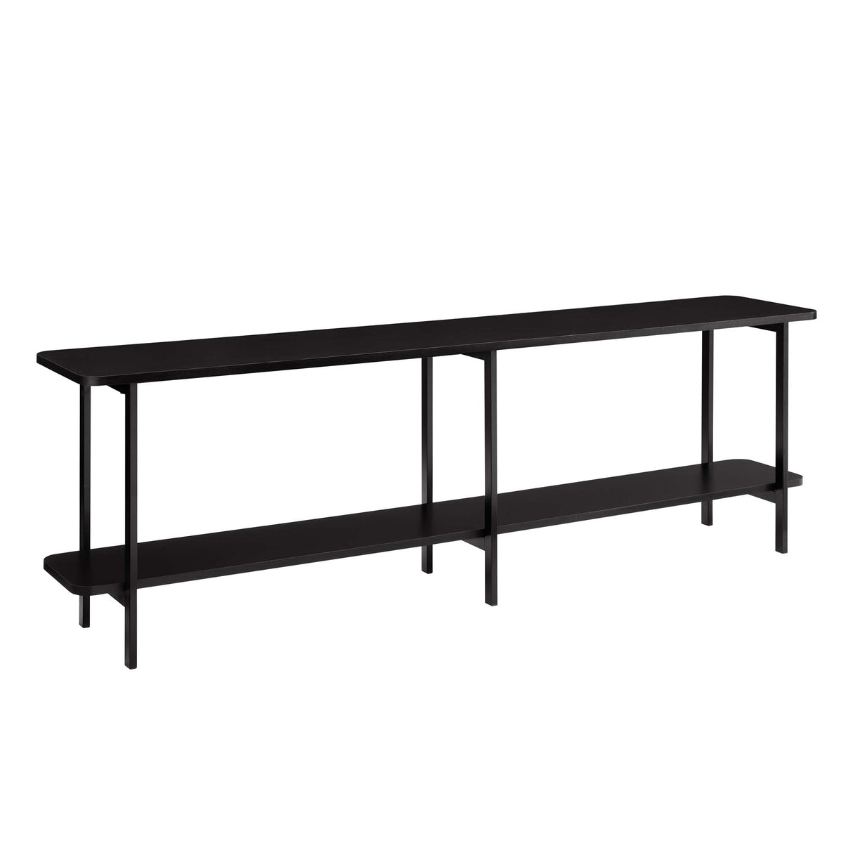 Celine Side Table Console in Black by Manhattan Comfort at Eve Furniture