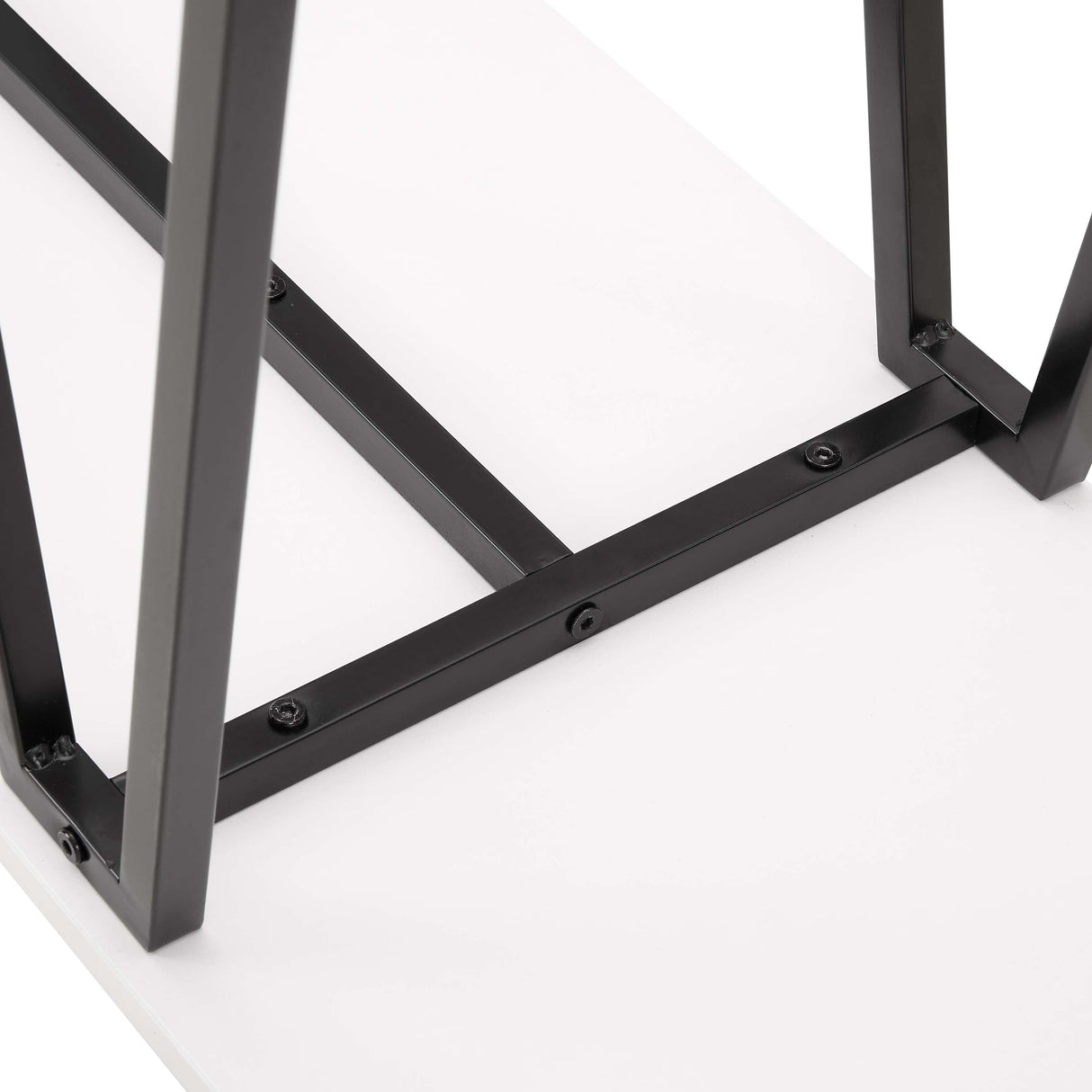 Celine Side Table Console in White by Manhattan Comfort at Eve Furniture