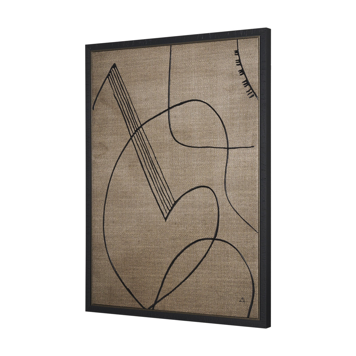 Cello Music by Mercana Studio a Hand Embellished Textured Canvas by Mercana at Eve Furniture