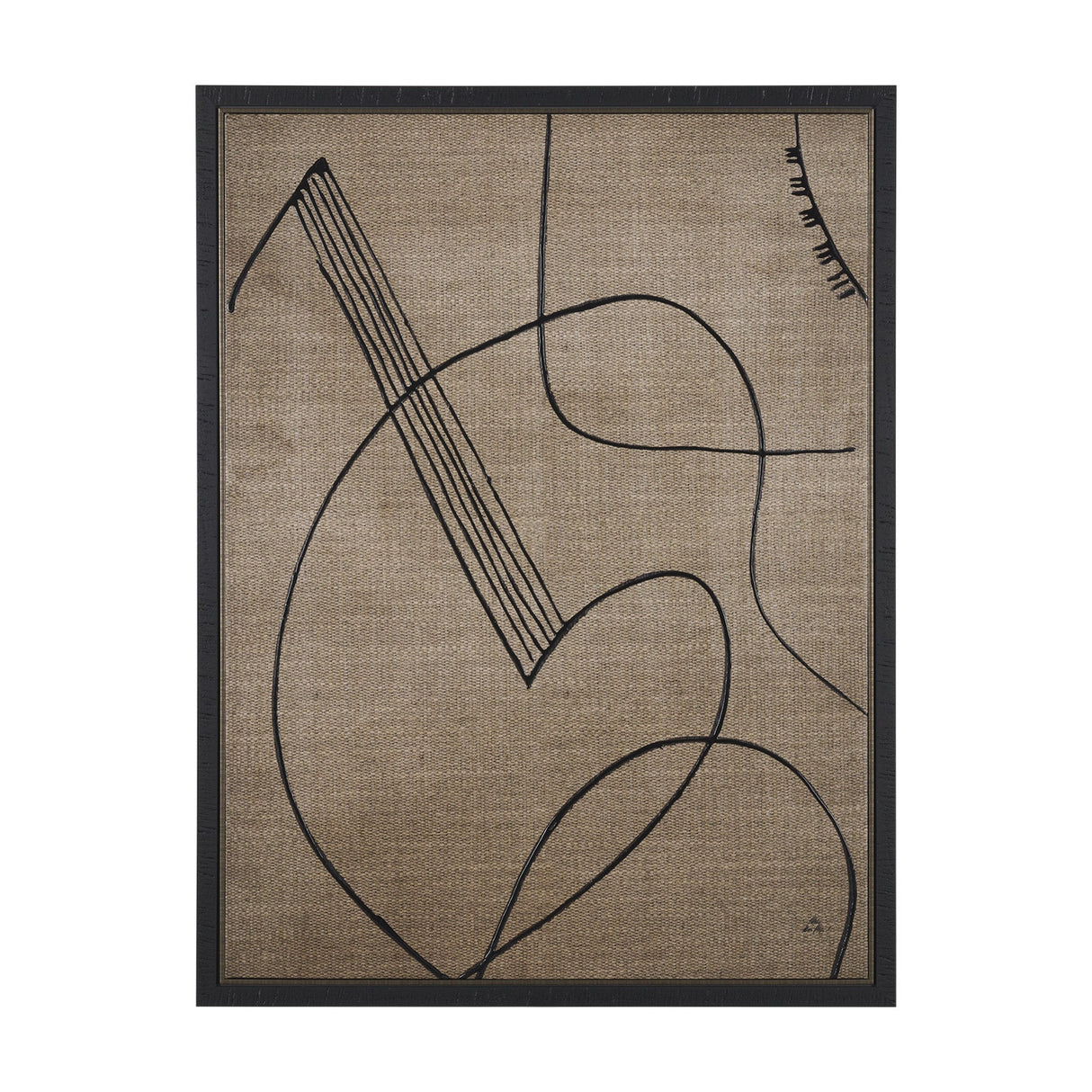 Cello Music by Mercana Studio a Hand Embellished Textured Canvas by Mercana at Eve Furniture