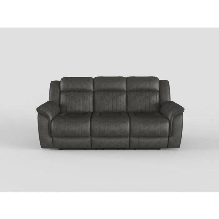 Centeroak Brownish Gray Double Reclining Sofa by Homelegance at Eve Furniture
