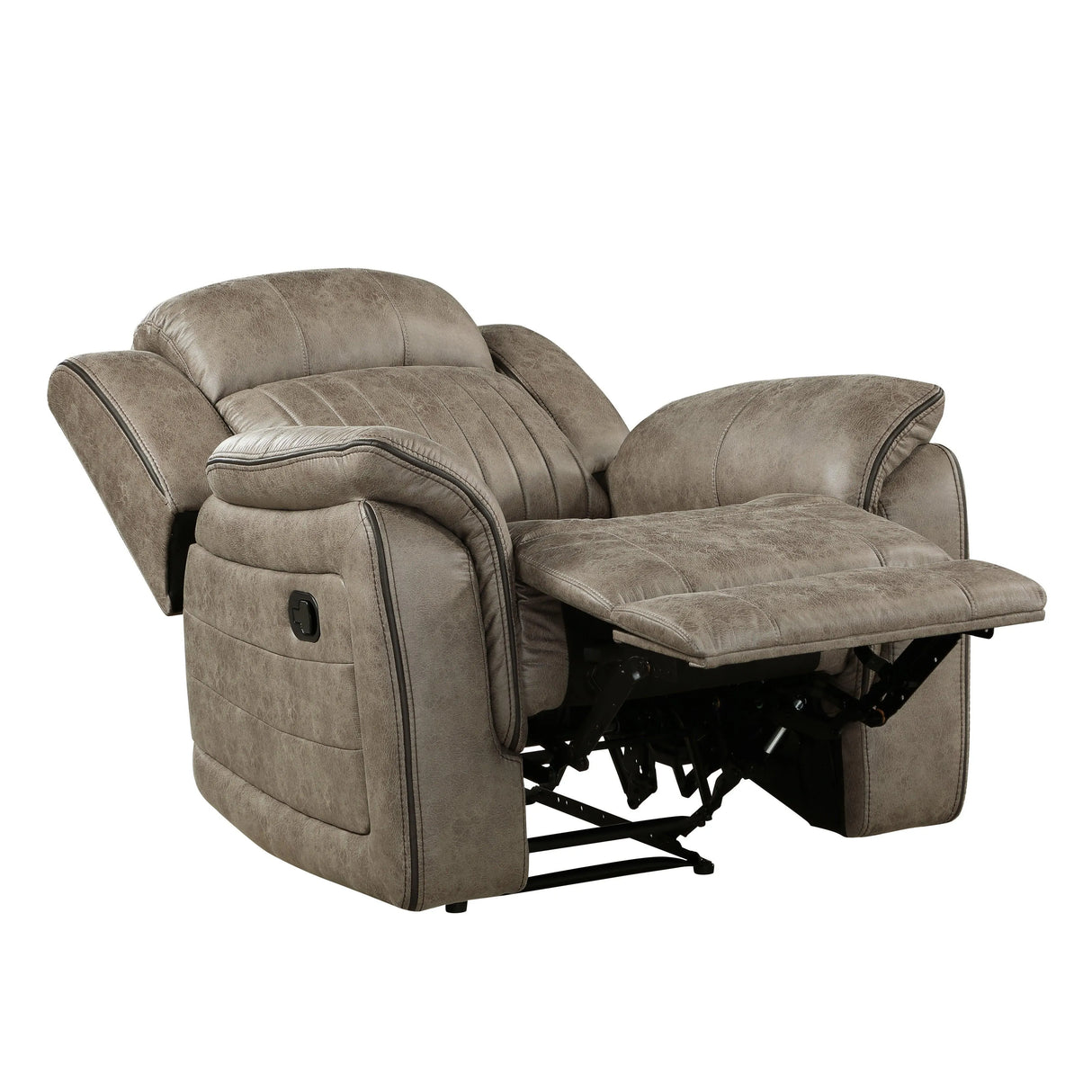 Centeroak Sandy Brown Reclining Chair by Homelegance at Eve Furniture