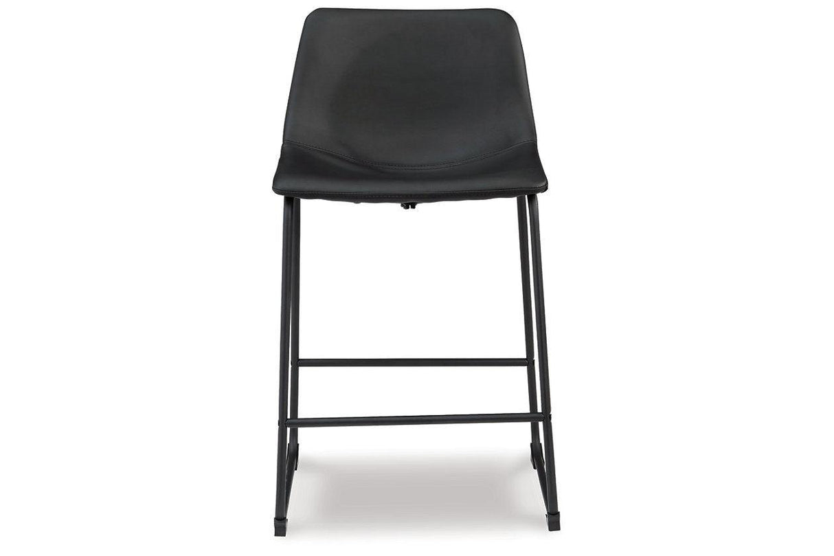 Centiar Black Counter Height Barstool, Set of 2 by Ashley at Eve Furniture