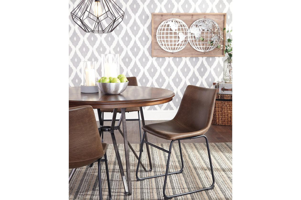 Centiar Brown Dining Chair, Set of 2 by Ashley at Eve Furniture