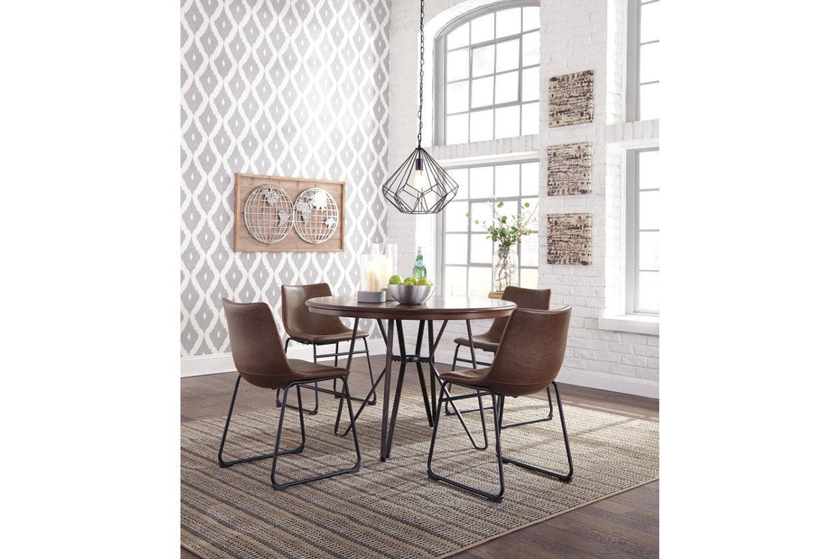 Centiar Brown Dining Chair, Set of 2 by Ashley at Eve Furniture