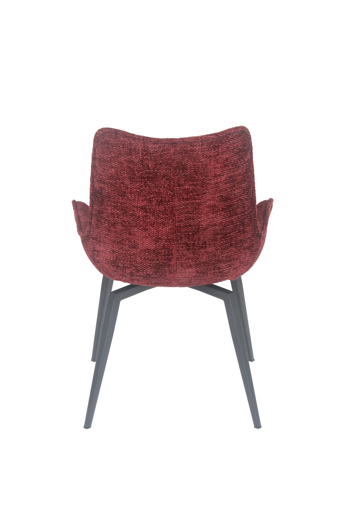 CEO 180 Degree Return Swivel Upholstered Dining Chair in Cherry (Set of 2) by Modus Furniture at Eve Furniture