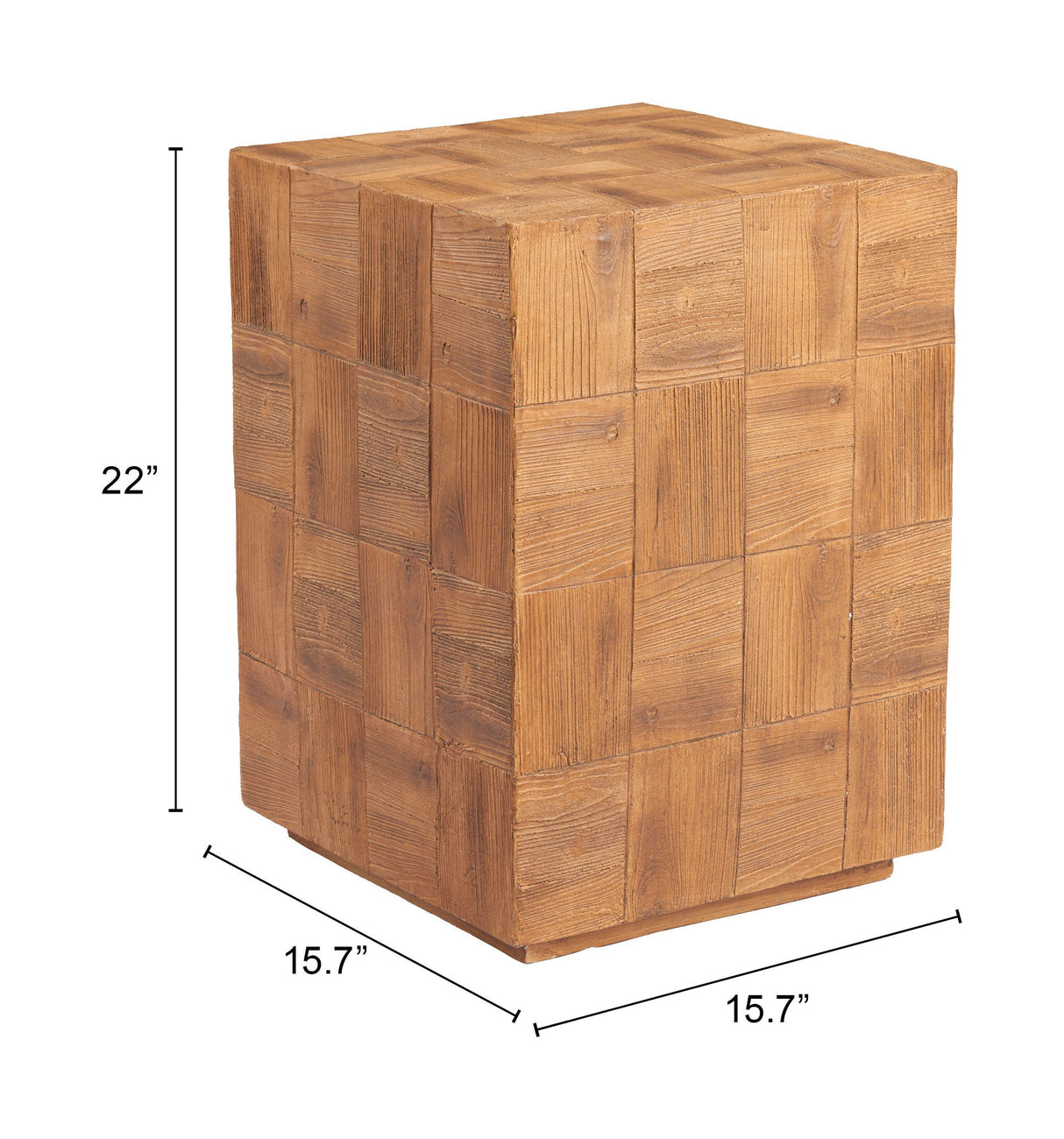 Cetka Natural Side Table by Zuomod at Eve Furniture