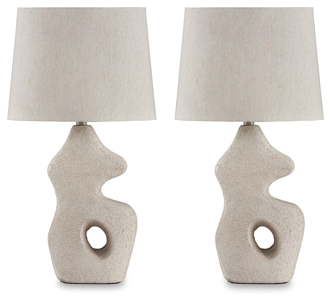 Chadrich Antique Beige Table Lamp by Ashley at Eve Furniture