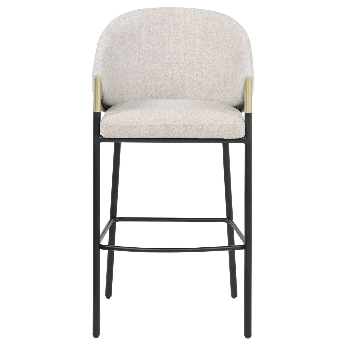 Chadwick Beige Fabric Upholstered Bar Chair (Set of 2) by Coaster at Eve Furniture