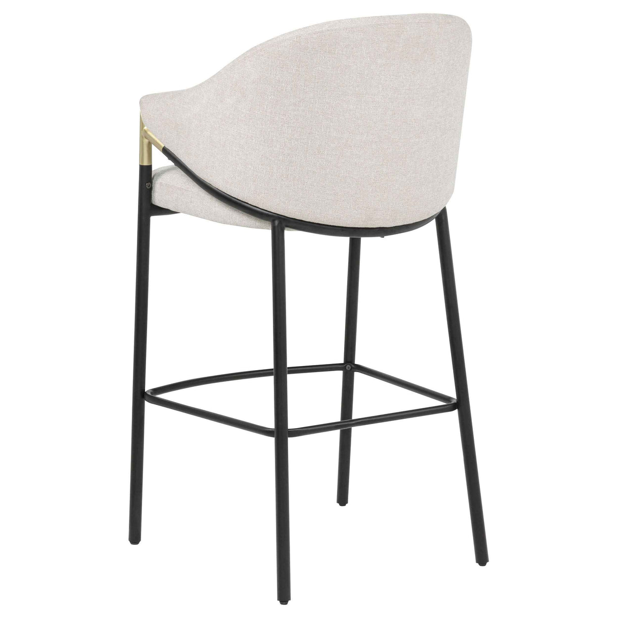 Chadwick Beige Fabric Upholstered Bar Chair (Set of 2) by Coaster at Eve Furniture