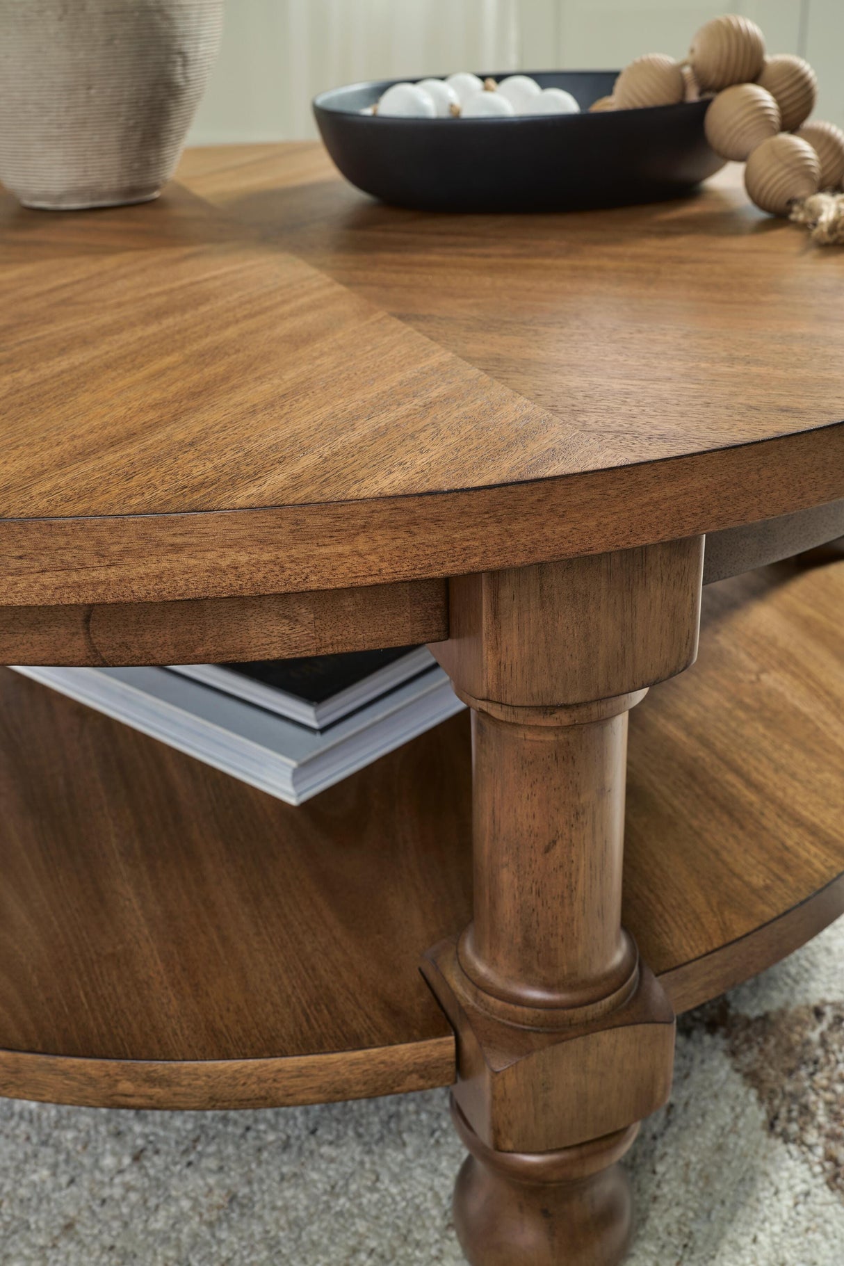 Chadworth Medium Brown Coffee Table by Ashley at Eve Furniture