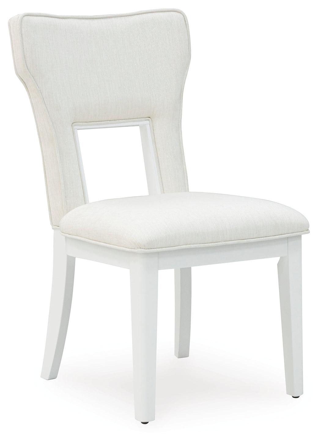 Chalanna White Dining Chair, Set of 2 by Ashley at Eve Furniture