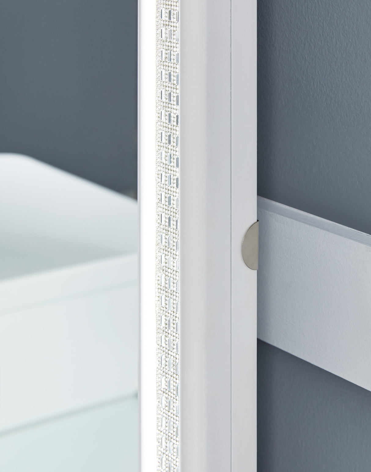 Chalanna White Vanity with Mirror by Ashley at Eve Furniture