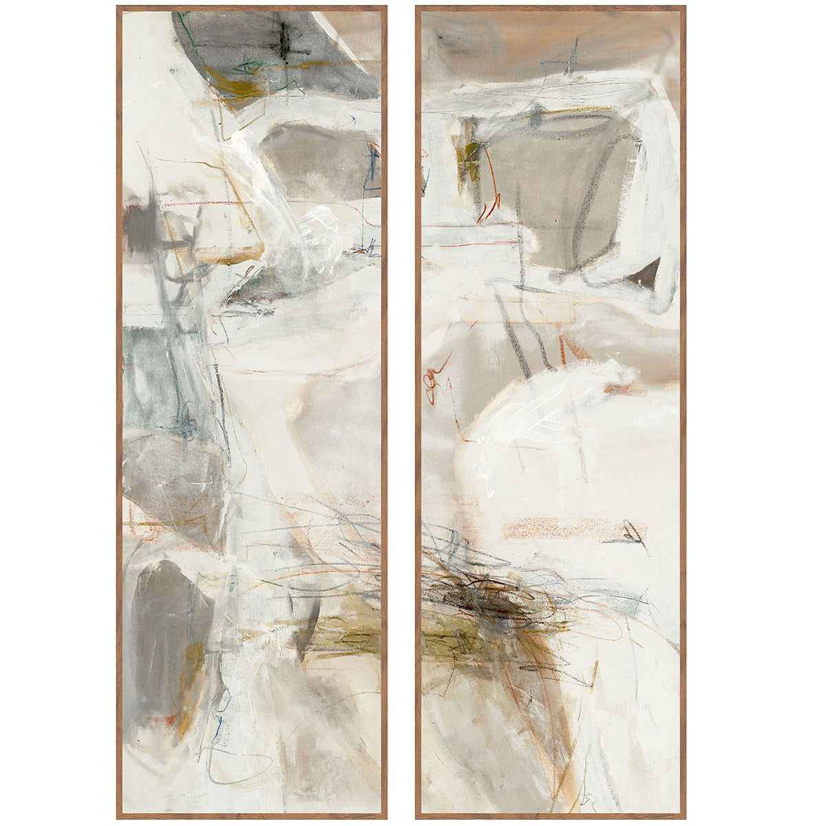Chalk Multicolor Painting by Buddy Whitlock (Set of 2) by Classic Home at Eve Furniture