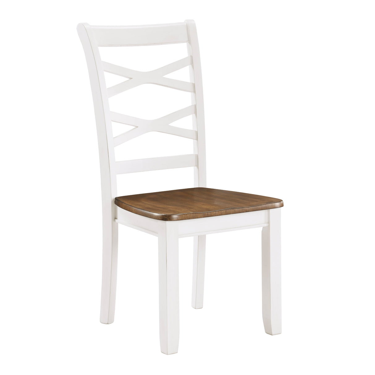 Challis Cherry/White 7-Piece Dining Set by Homelegance at Eve Furniture