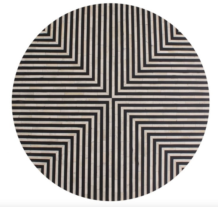 Chameau Small Coffee Table Black and White by Moe's Home at Eve Furniture