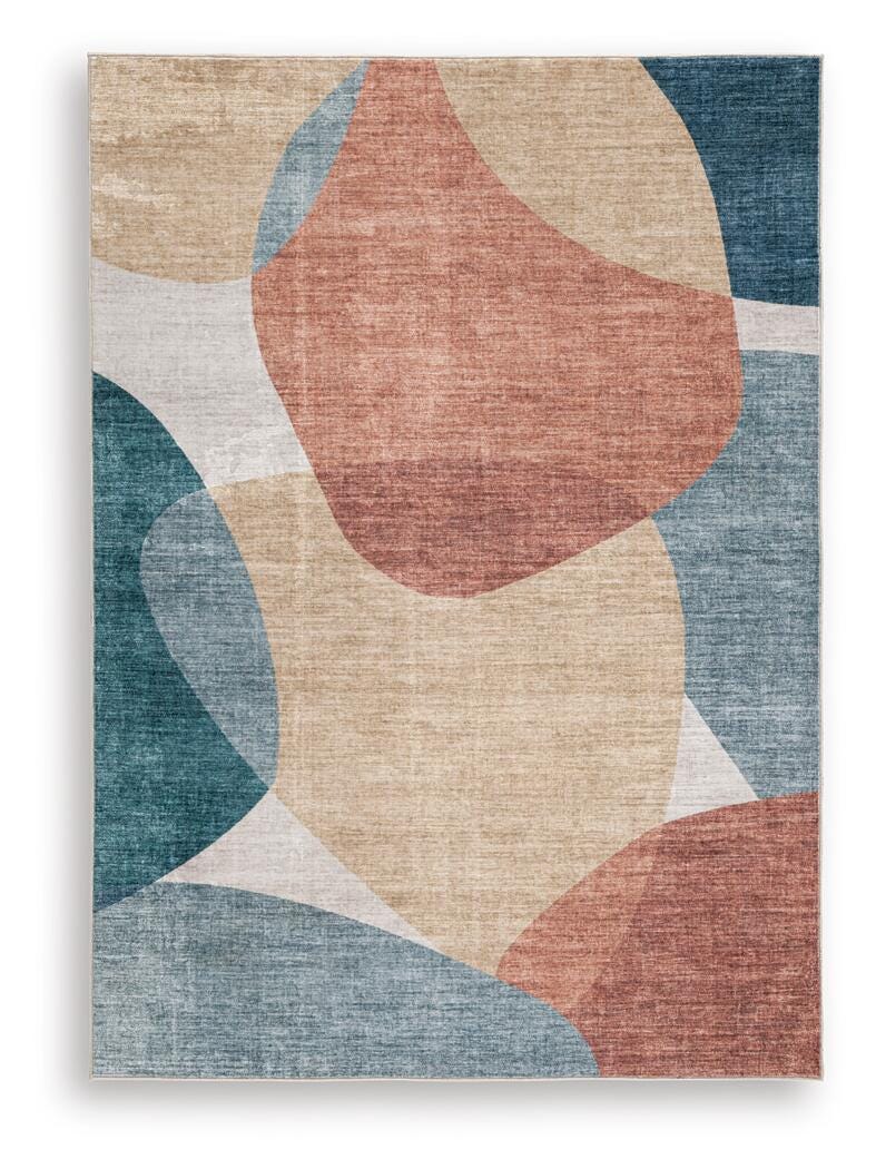 Chanleigh Multi Washable Medium Rug by Ashley at Eve Furniture