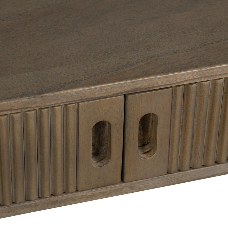Chaplin Brown 2 Door Writing Desk by Crestview at Eve Furniture