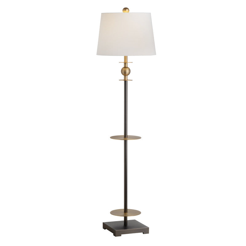 Chapman Bronze/Brass Floor Lamp by Crestview at Eve Furniture