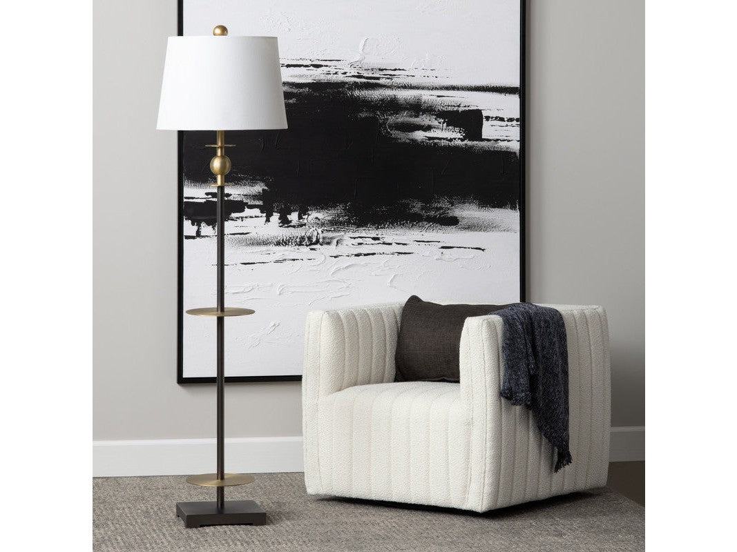 Chapman Bronze/Brass Floor Lamp by Crestview at Eve Furniture