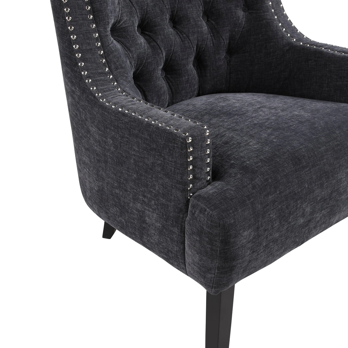 Charisma Black Accent Chair by Homelegance at Eve Furniture