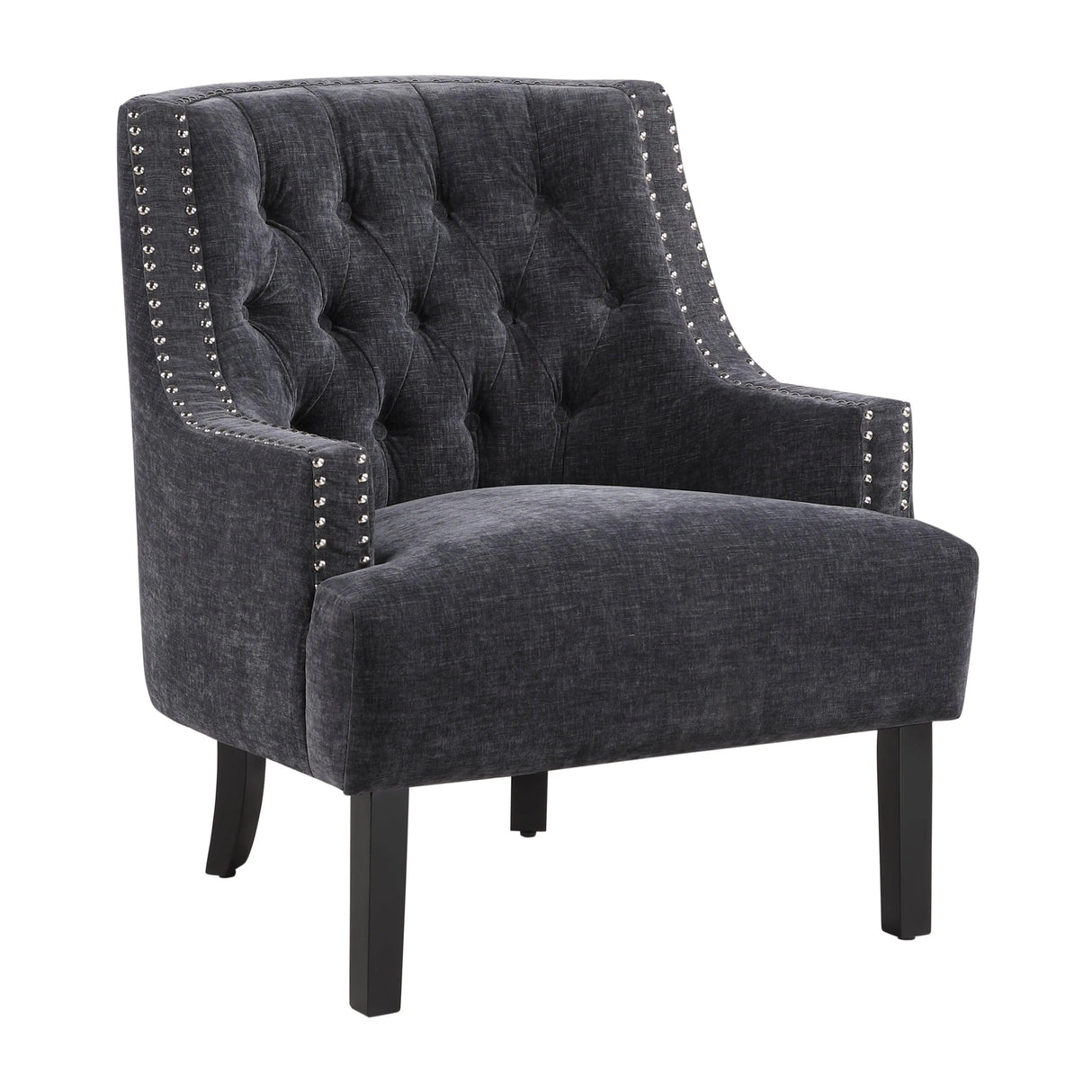 Charisma Black Accent Chair by Homelegance at Eve Furniture