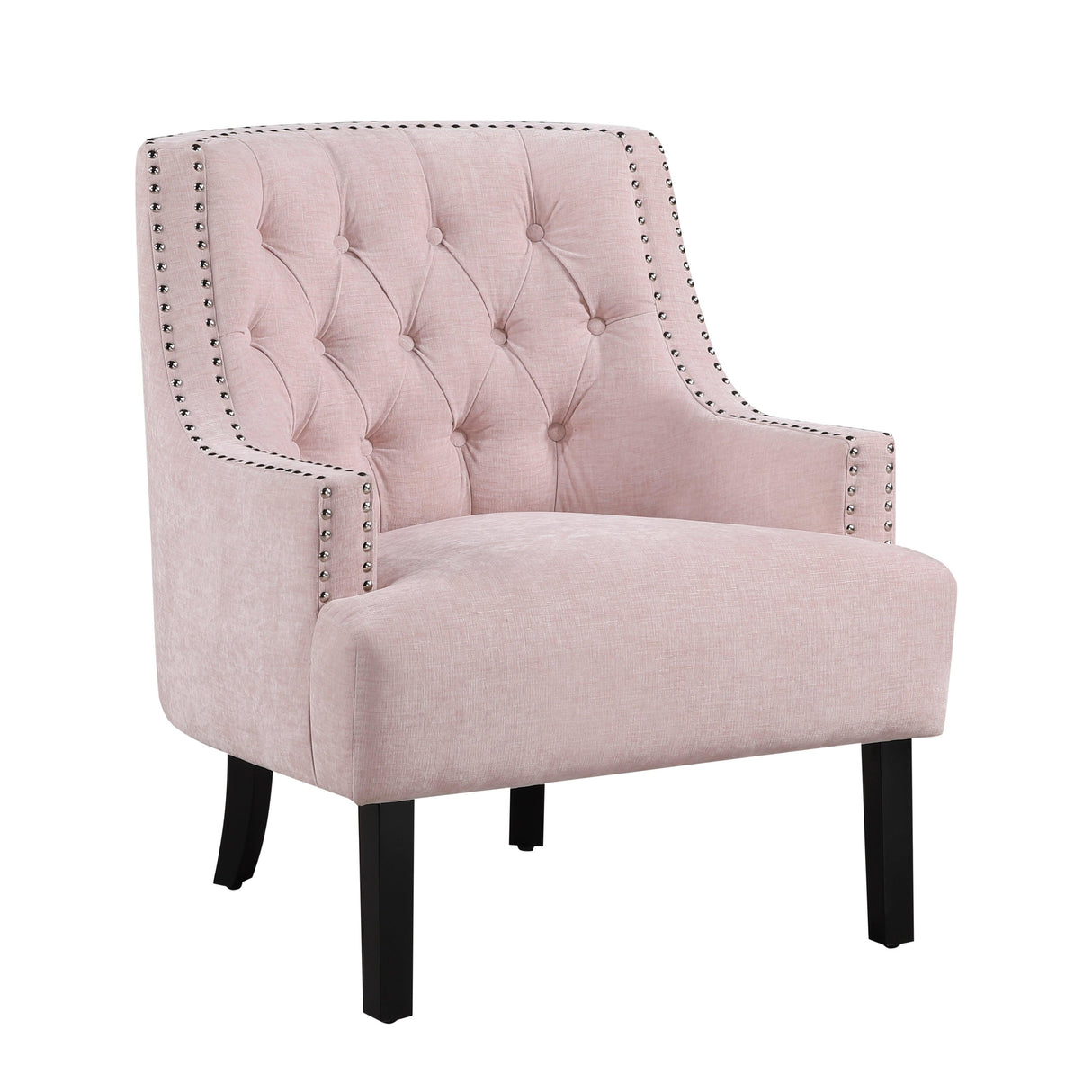 Charisma Pink Accent Chair by Homelegance at Eve Furniture