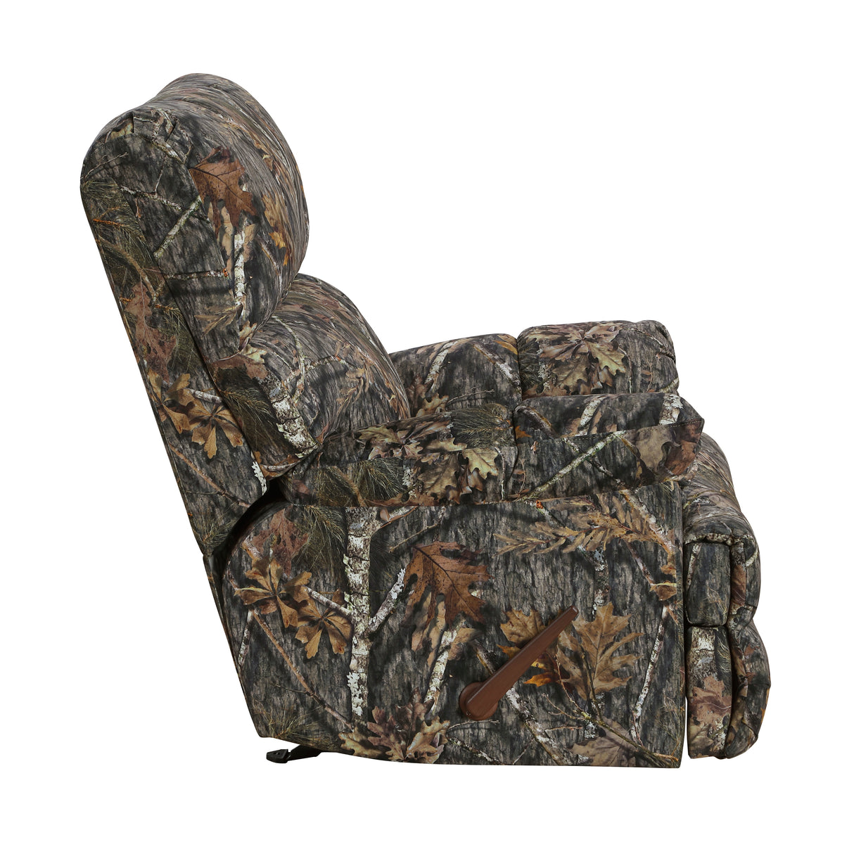 Charleston Camoflage Upholstered Glider Recliner Chair by Homelegance at Eve Furniture