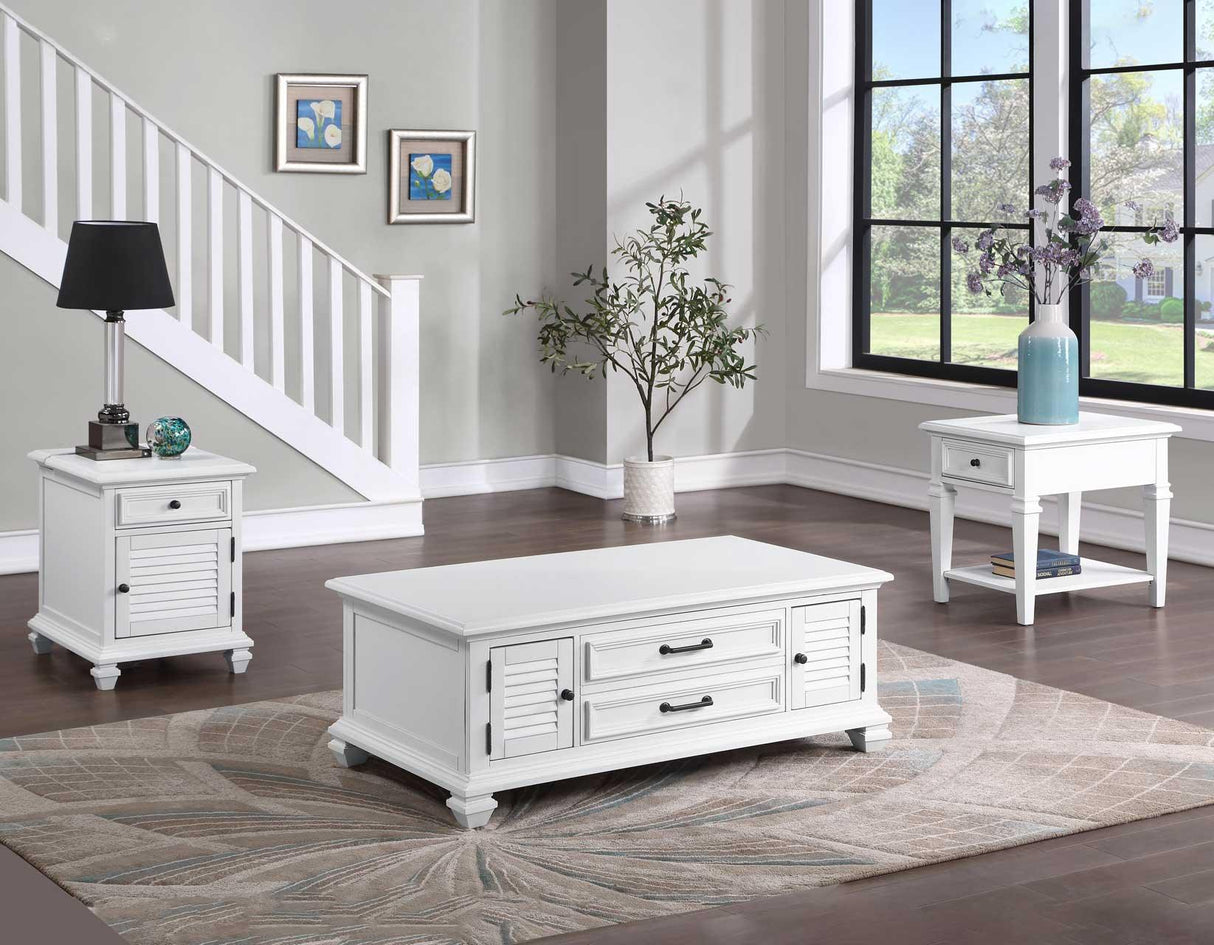 Charlestown 3-Piece Lift-Top Occasional Set (Lift-Top Cocktail & Two End Tables) by Steve Silver at Eve Furniture