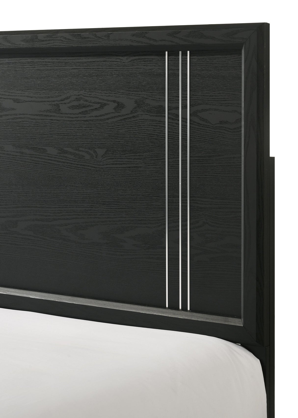 Charlie Charcoal Full Panel Bed by Crown Mark at Eve Furniture