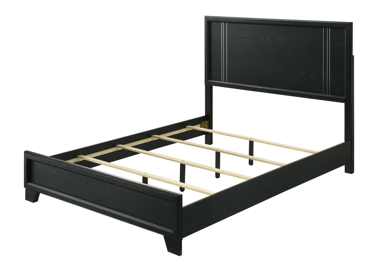 Charlie Charcoal Full Panel Bed by Crown Mark at Eve Furniture