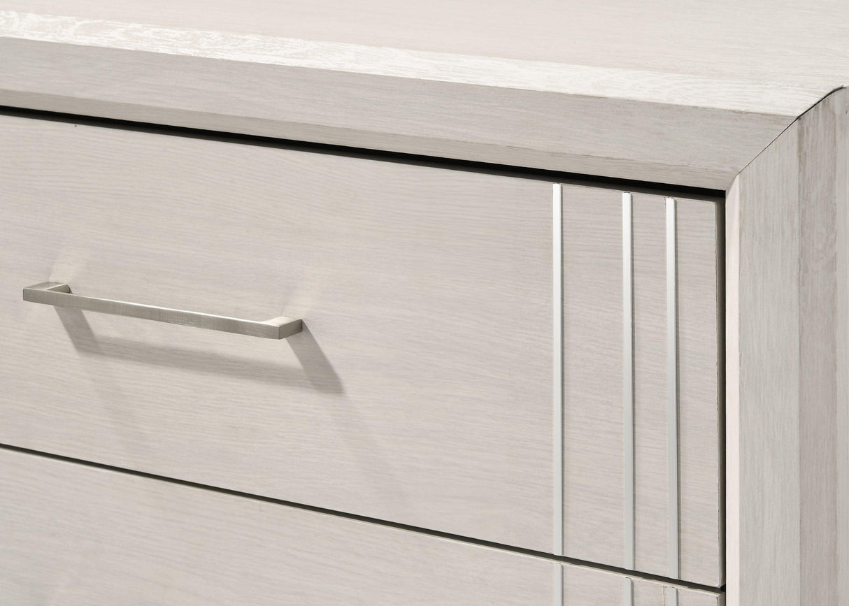 Charlie White Panel Bedroom Set by Crown Mark at Eve Furniture