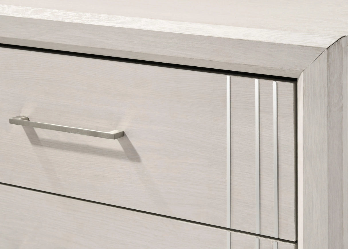 Charlie White Panel Bedroom Set by Crown Mark at Eve Furniture