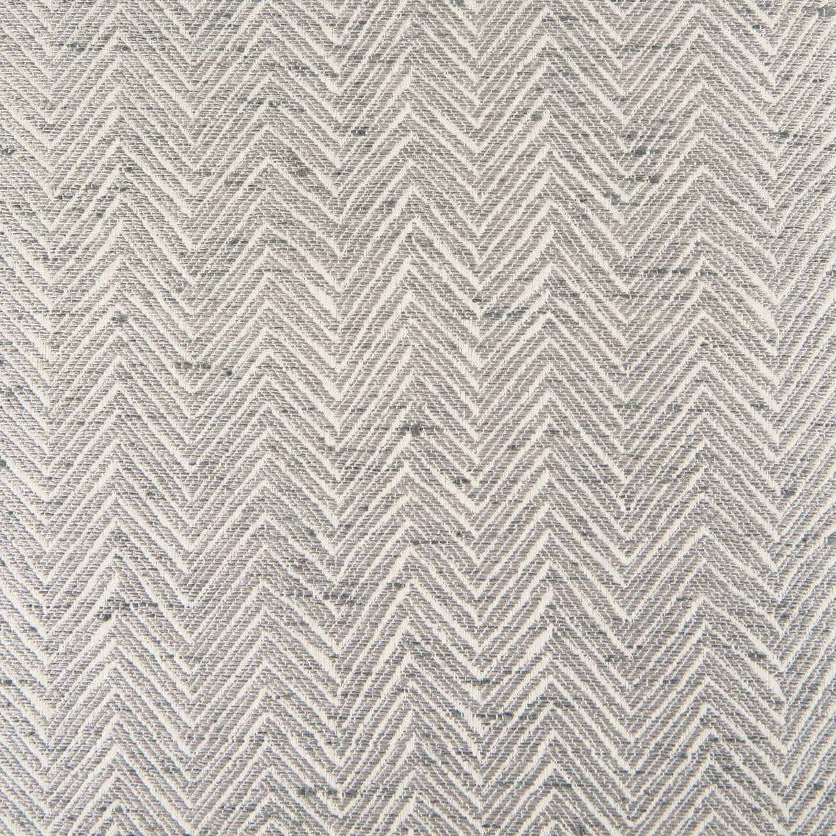Charlotte 55.0L Gray Herringbone Fabric Seat w/ Antique Nickel Metal Frame Bench by Mercana at Eve Furniture