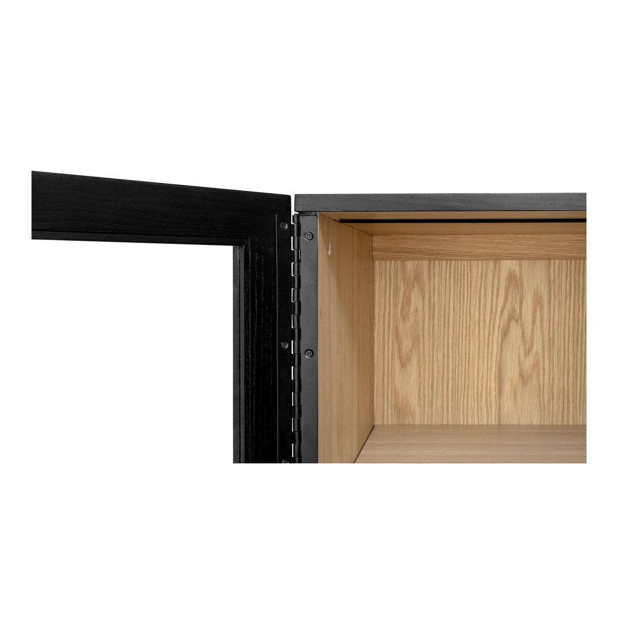 Charlotte Black Tall Cabinet by MOES at Eve Furniture